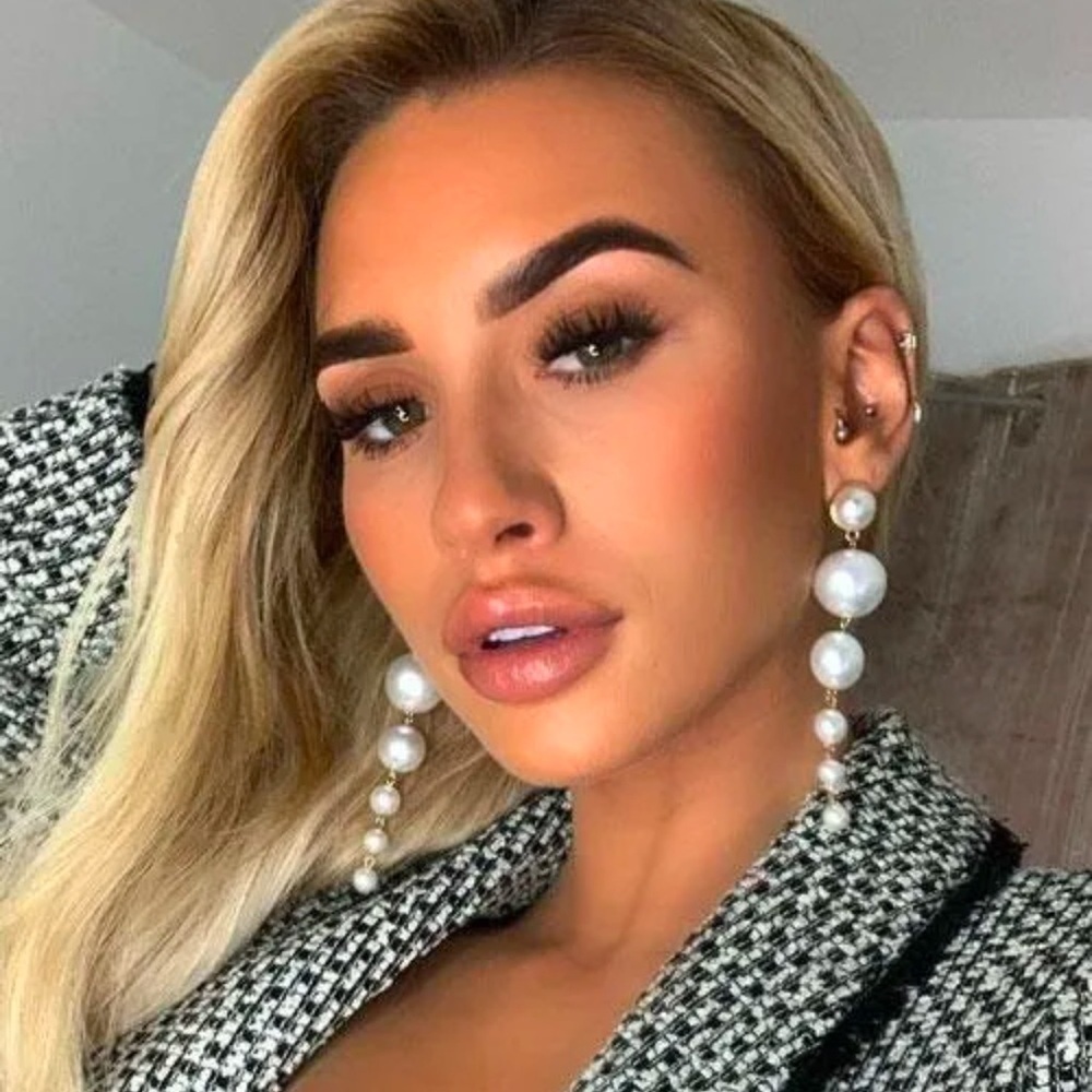 Pearl Ball Drop Earrings